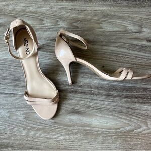 Abound Nude Patent Strappy Heels
